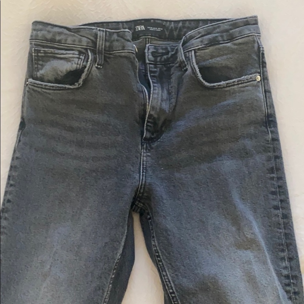 Zara black washed jeans